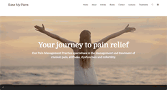 Desktop Screenshot of easemypains.com